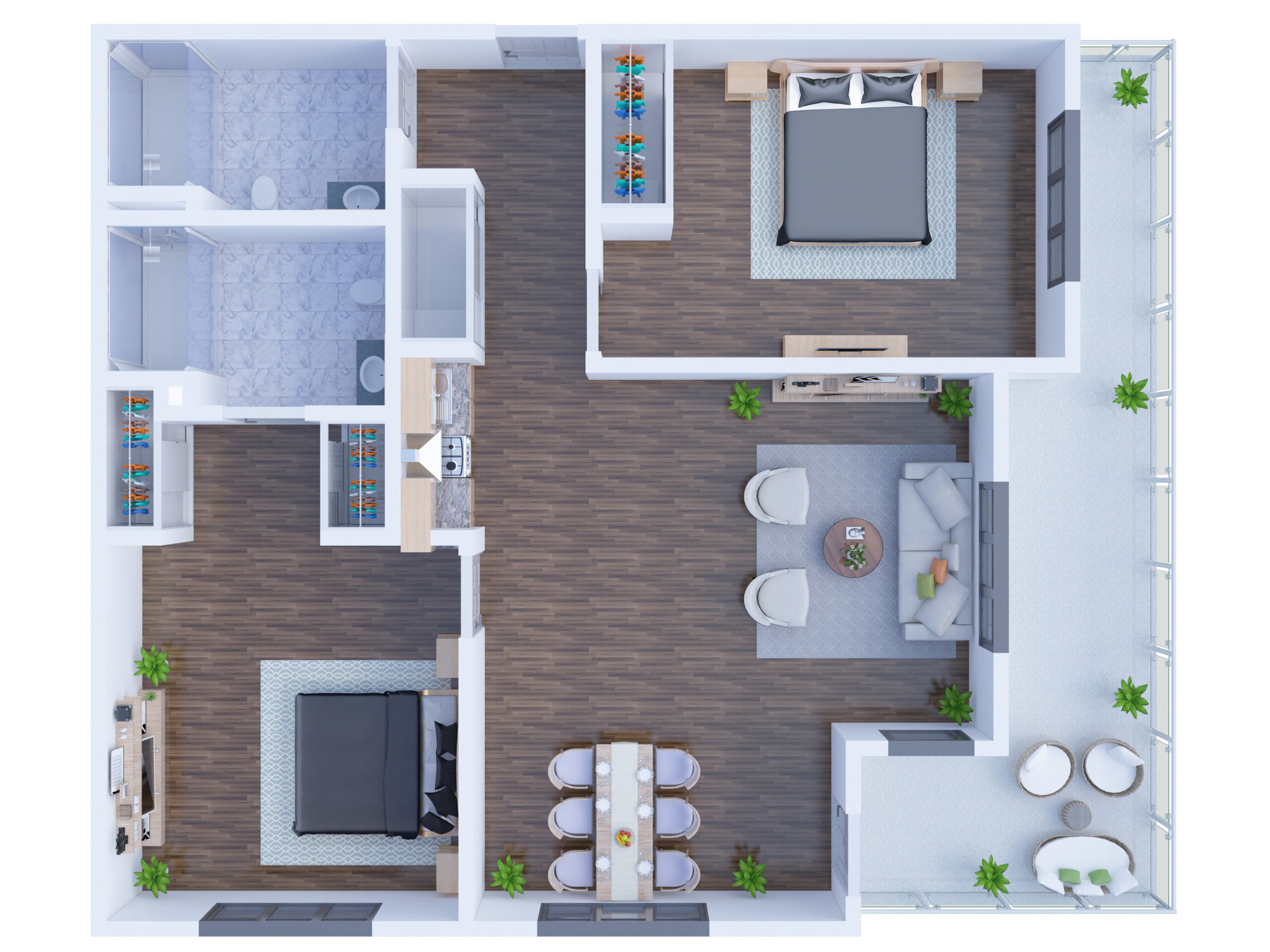 C2 Two Bedroom